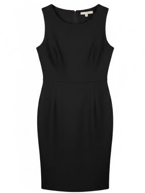 Peter Nygard Black Sleeveless Midi Sheath Dress